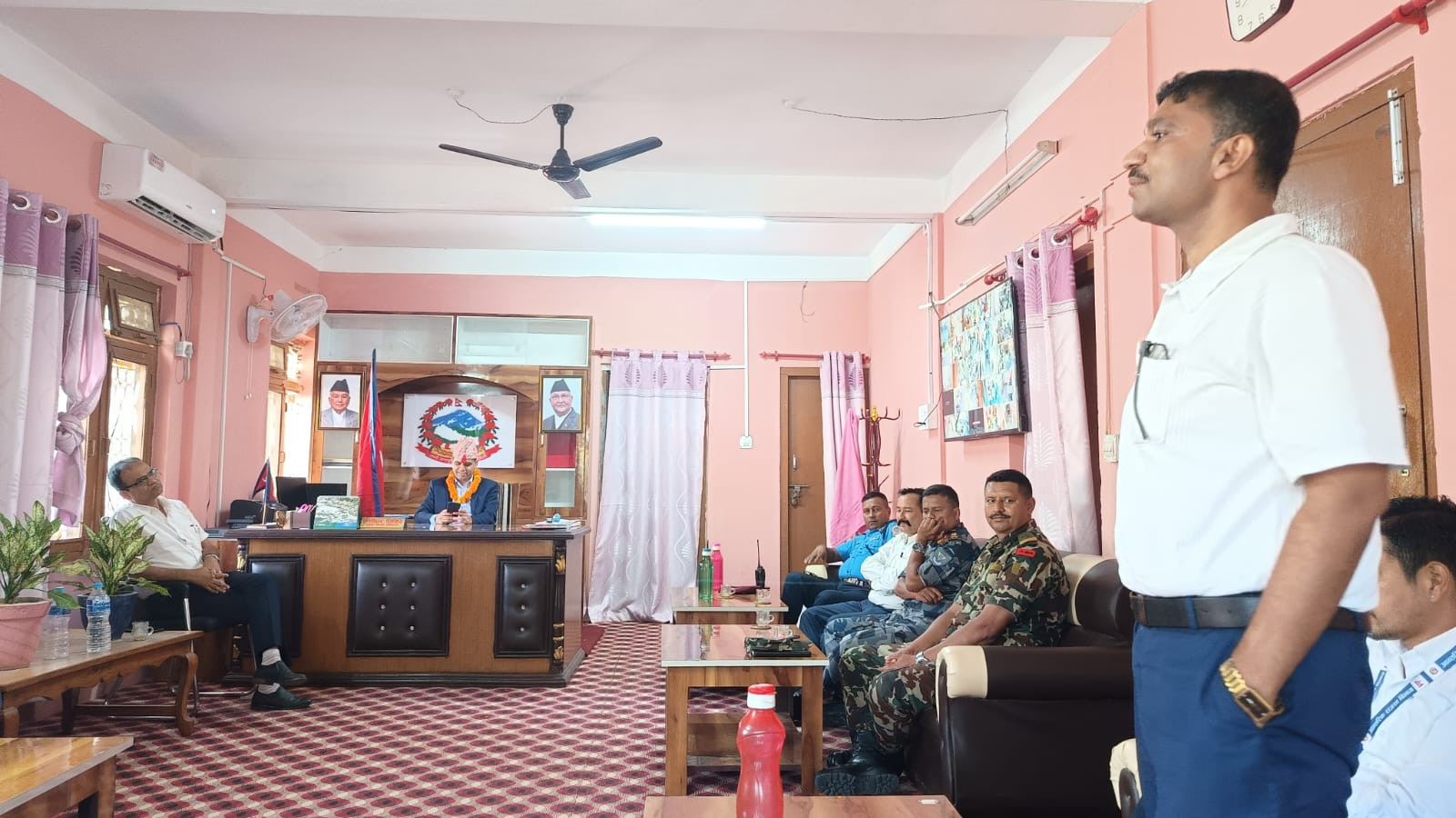 कर्मचारी मिलन केन्द्र, बाराको तर्फबाट प्रमुख जिल्ला अधिकारी श्री शशीधर घिमिरेज्यूको फेरी भेटौंला कार्यक्रम